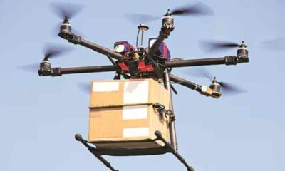 Delivering Goods through drones India
