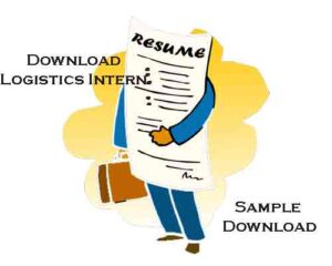 download logistics intern sample