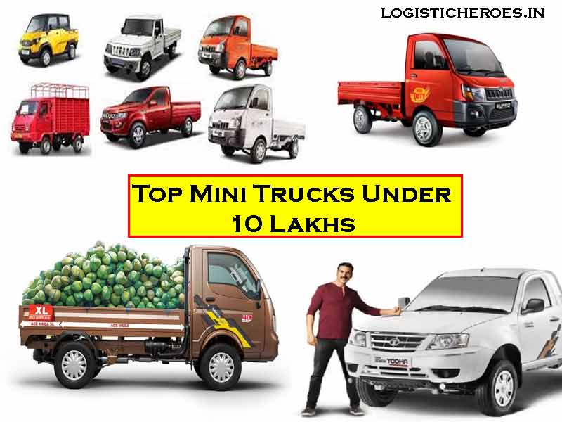 top mini trucks in india under 10 lakhs