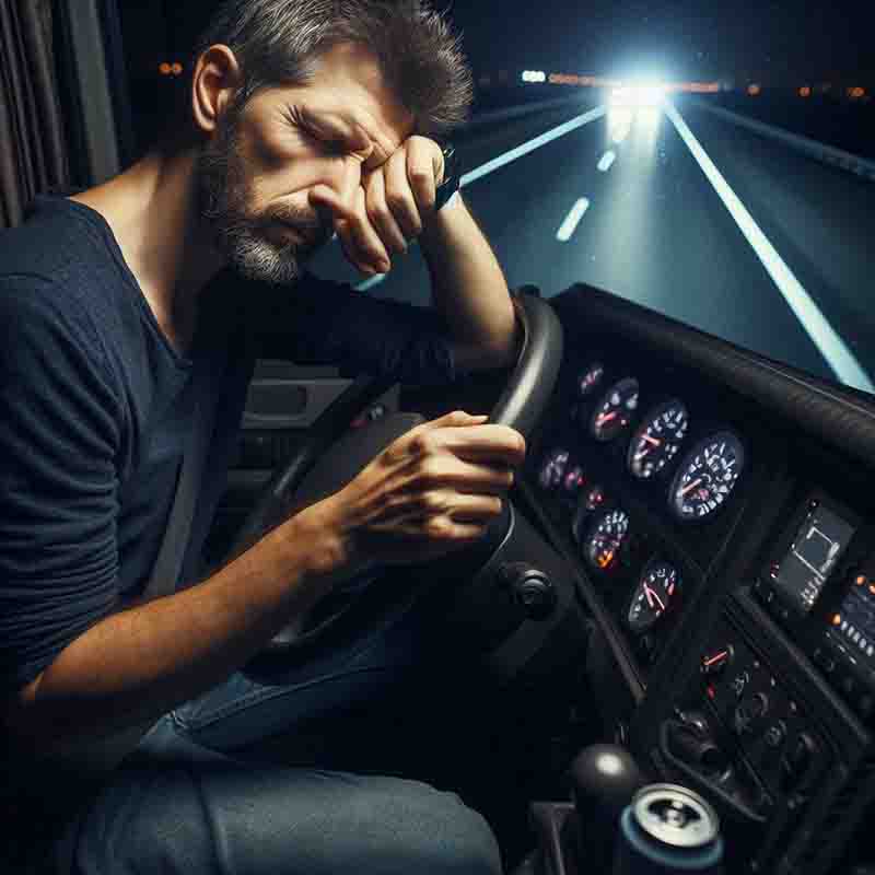 driver sleepless night