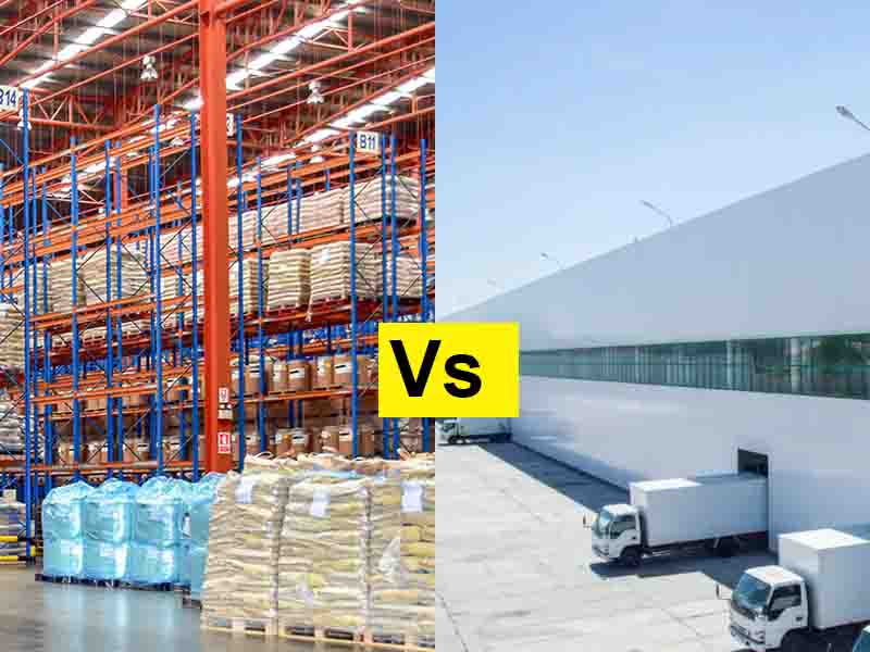 Fullfillment center vs warehouse