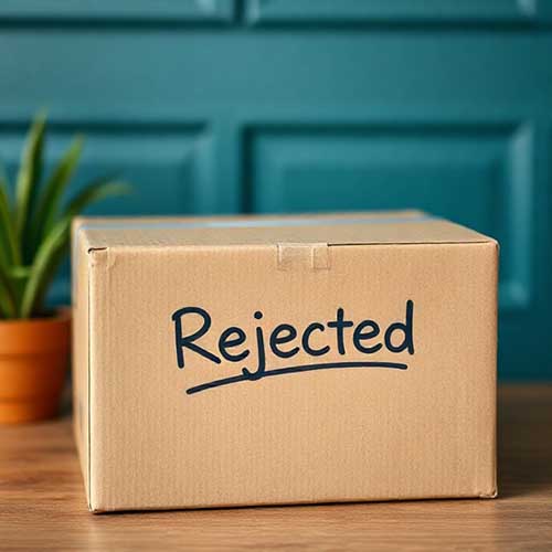 rejected box