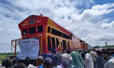 India’s First Direct Container Freight Train Reaches